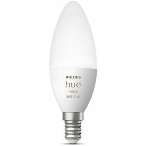 Philips Hue Lampadina LED Smart E14 Candela Colore Variabile Bluetooth 470lm