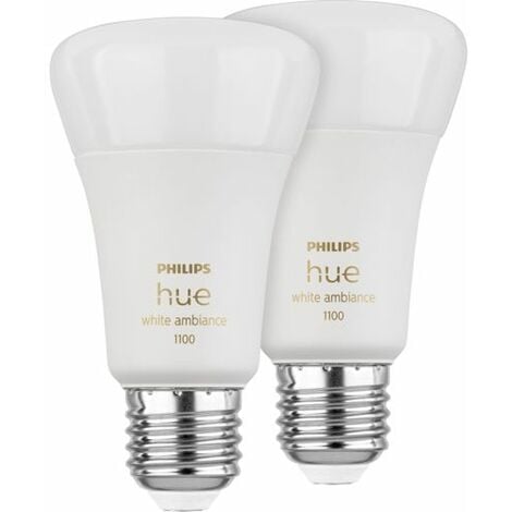 Philips Hue White Ambiance E27 Doppelpack 2x800lm 75W (929002468404)