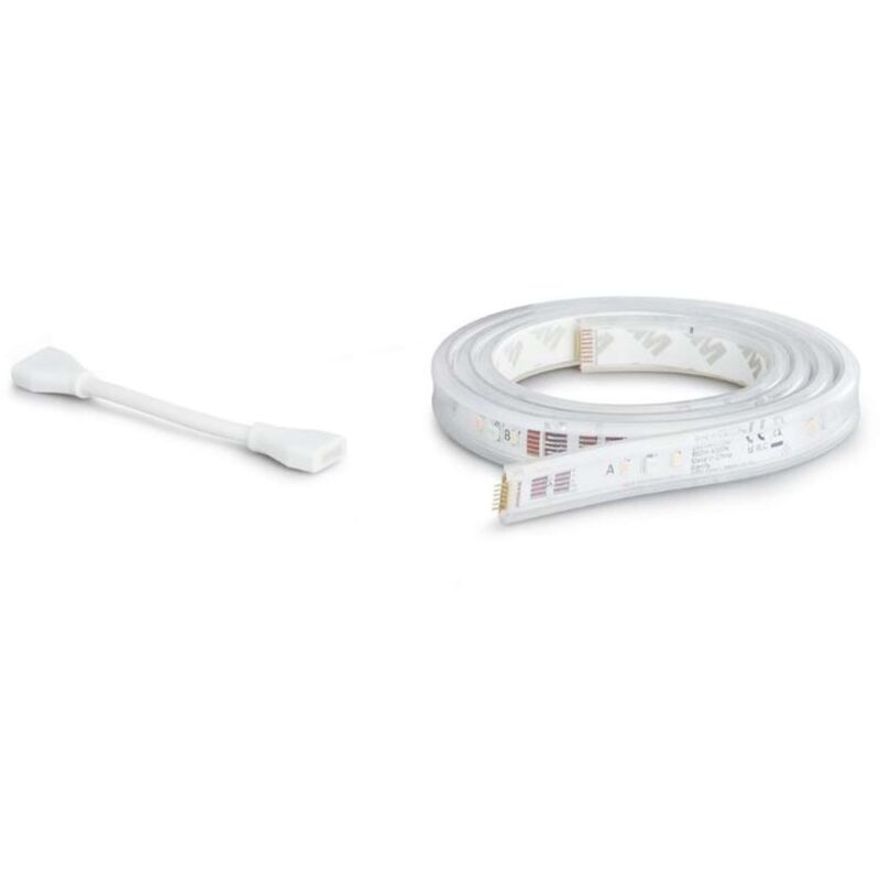 Efectoled - Philips Hue Smarte Beleuchtung - Smarter LED-Verlängerungsstreifen, 11,5 w, dimmbar, weißes und farbiges Licht, Länge 1 m 929002269201