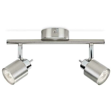 Philips hue meranti faretto 2 spot attacco gu10 in metallo/vetro colore cromato satinato 915005222201 50312/17/e7