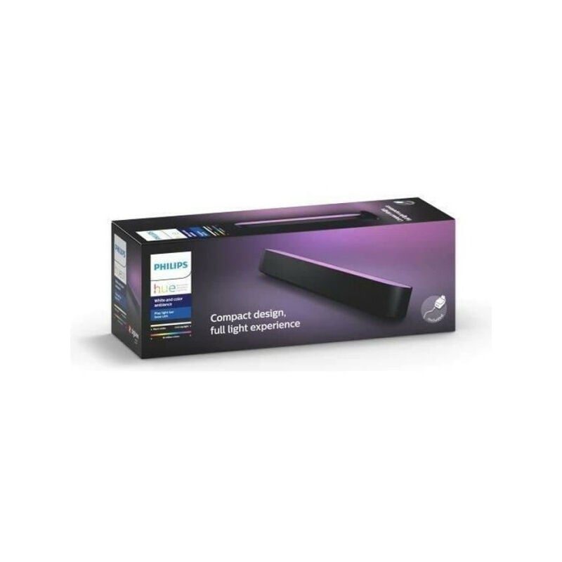 Philips - Lampe connectée Hue Hue Play Pack x1 - Noir