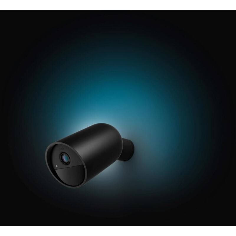 Secure, Caméra hd 1080P sans Fil, utilisation intérieure ou extérieure, contrôle avec une seule application, Noir - Philips Hue