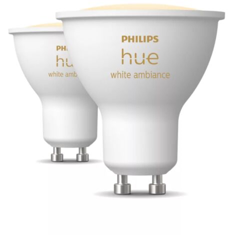 Philips hue smart led bulbs gu10 2x4.2w 2200-6500k 2pcs - 23003300
