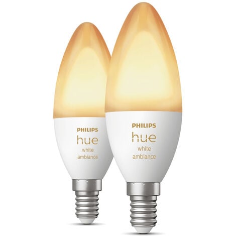 Philips Hue White & Color Ambiance Lampadina a LED E14 / 6,5 W / 470 lm / 2  pz.