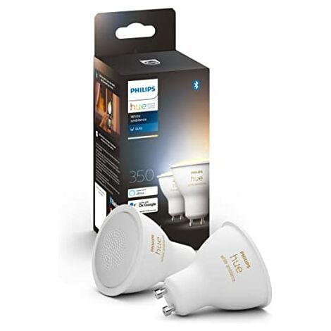 Philips Hue White Ambiance Aurelle plafonnier LED carré 55W dimmable +  télécommande blanc