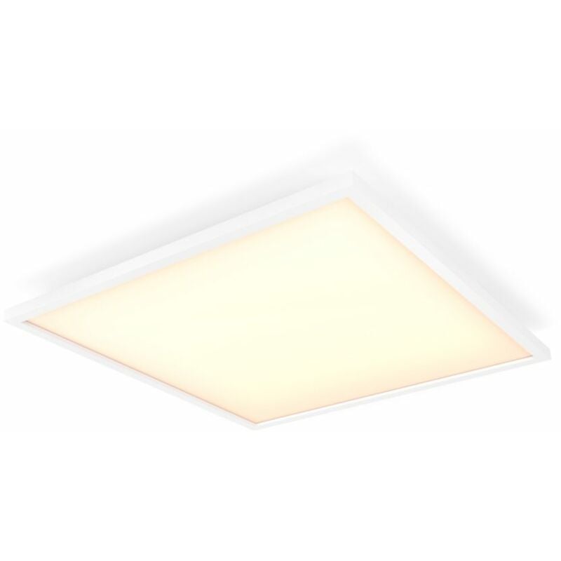 Philips Hue - White Ambiance aurelle Panneau led 60X60 cm 46,5W compatible Bluetooth - Blanc (Télécommande incluse), fonctionne avec Alexa, Google