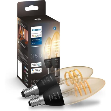 Philips Hue White Ambiance Filament 2 Lampadine Smart E14 30 W