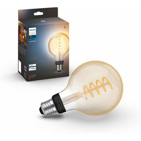Philips hue white ambiance filamento led bombilla g93 e27 7w 929002477801 30148100