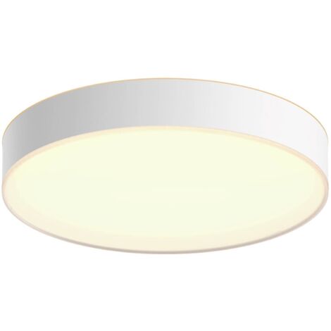 Philips Hue White Ambiance Plafonnier Enrave Large, Blanc, compatible Bluetooth, fonctionne avec Alexa, Google Assistant et Apple Homekit