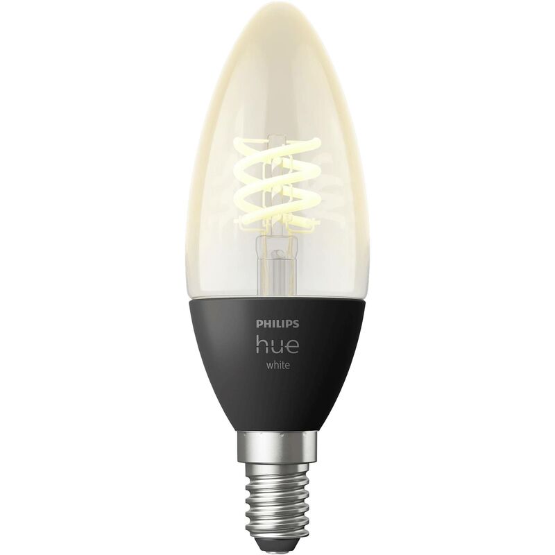 Philips LED Ampoule à LED 871951430223500 CEE: G (A - G) Hue White E14 Kerze Einzelpack Filament 300lm E14 4.5 W blanc chaud CEE: G (A - G) W128442