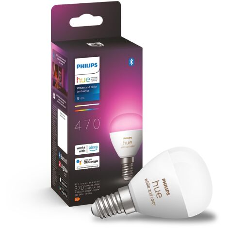 Philips Hue White and Color Ambiance Lampadina Connessa E14