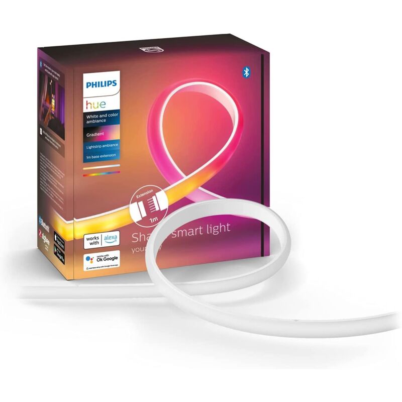 Philips Hue Gradient Lightstrip Ambiance (Extension) Blanc - vue 7