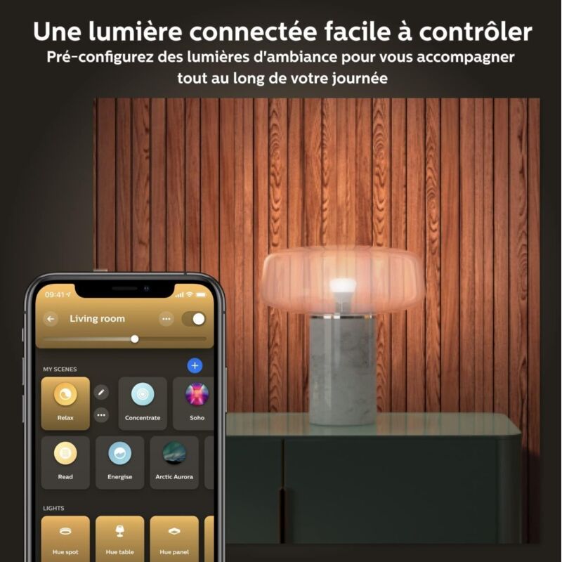 White and Color Ambiance, lot de 3 ampoules connectées E27 - Philips Hue