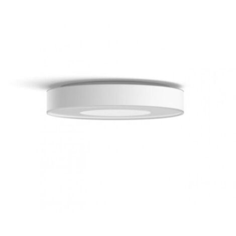 Philips Hue White and Color Ambiance Plafonnier Infuse Large, Blanc, compatible Bluetooth, fonctionne avec Alexa, Google Assistant et Apple Homekit