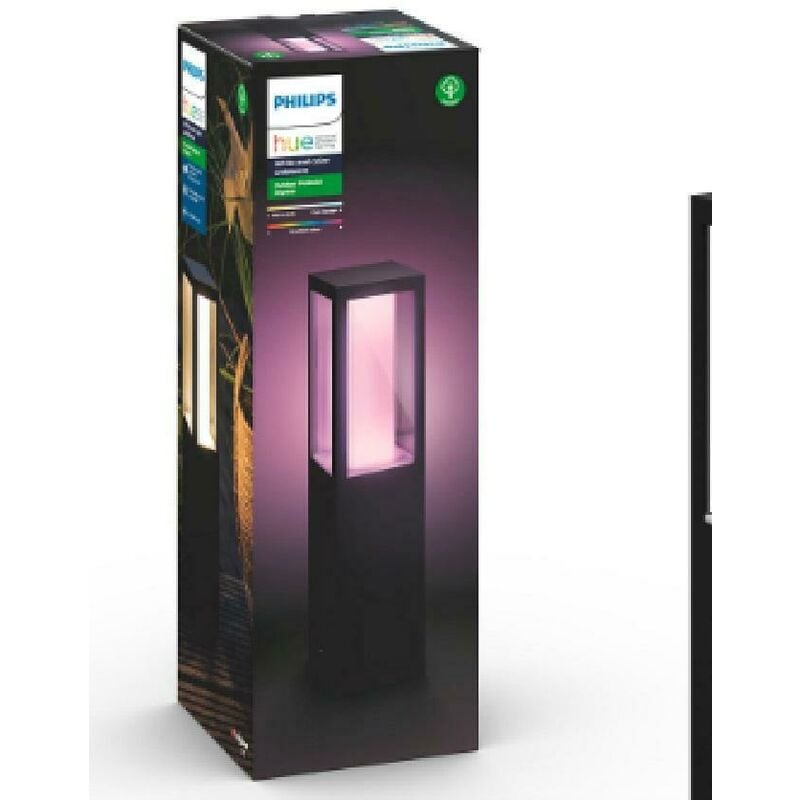 Philips - hue lampada esterno piantana impress hue piedistallo nero