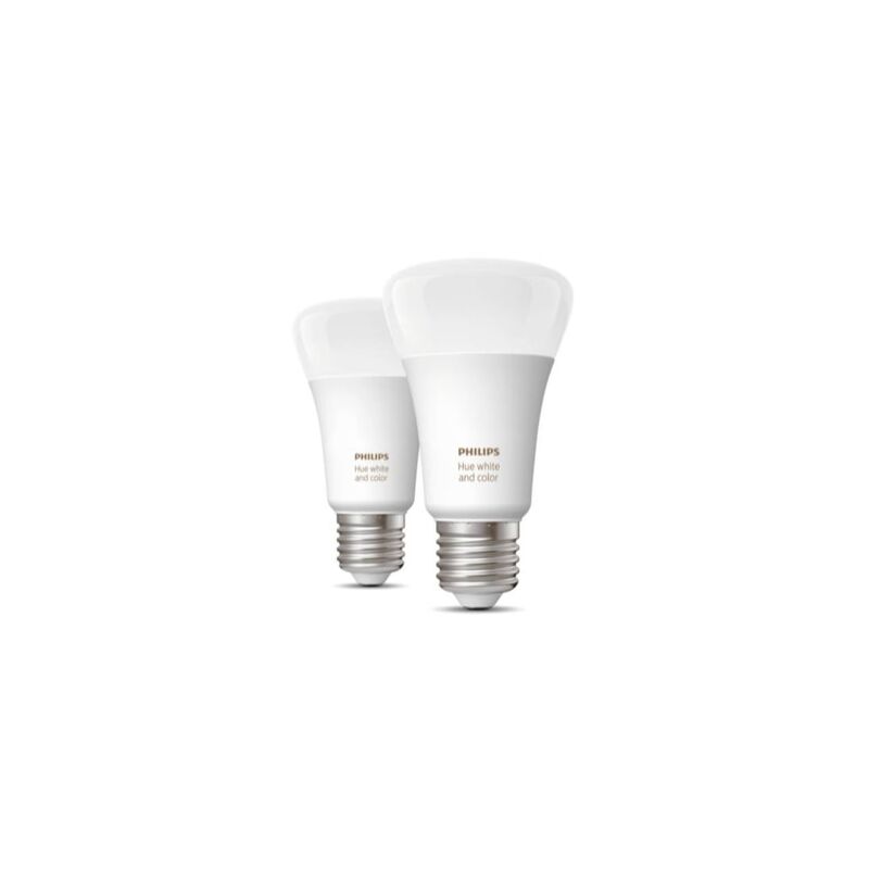 Lumière connectée White+Colors Pack E27 x2