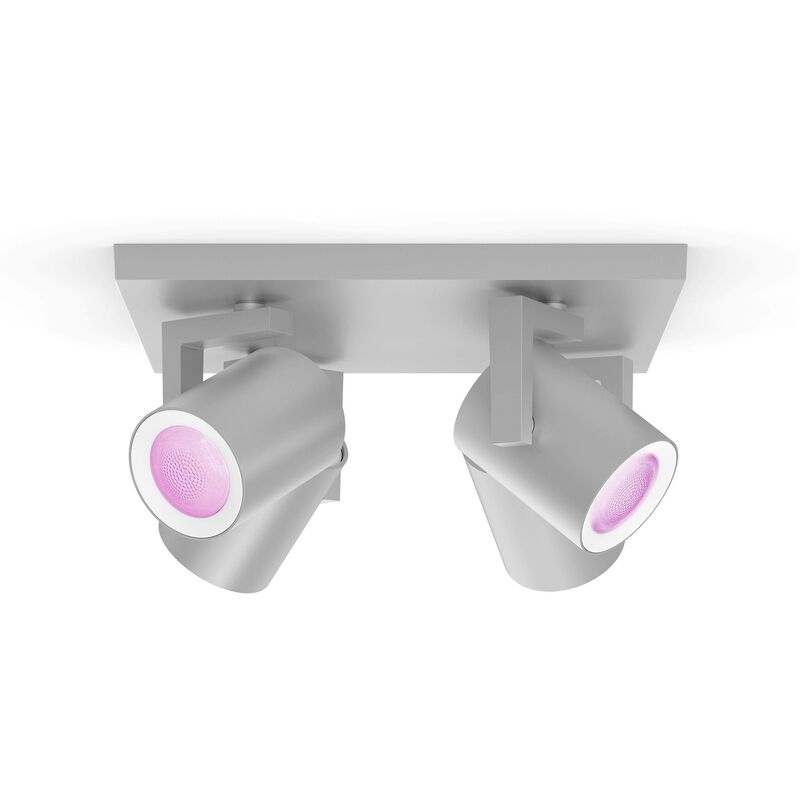 Ledkia - Philips led Projecteur de plafond 50624/48/P7 Argenta GU10 28 w rvbb Q874202