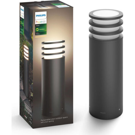 Philips Hue White Lucca LED Sockelleuchte 1740293P0, anthrazit