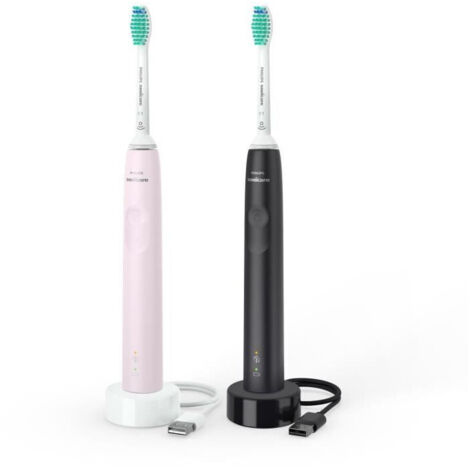 PHILIPS HX3675/15 - Brosse a dent electrique Sonic 3100 Series - Technologie Sonic - Minuteur - Easy-start program