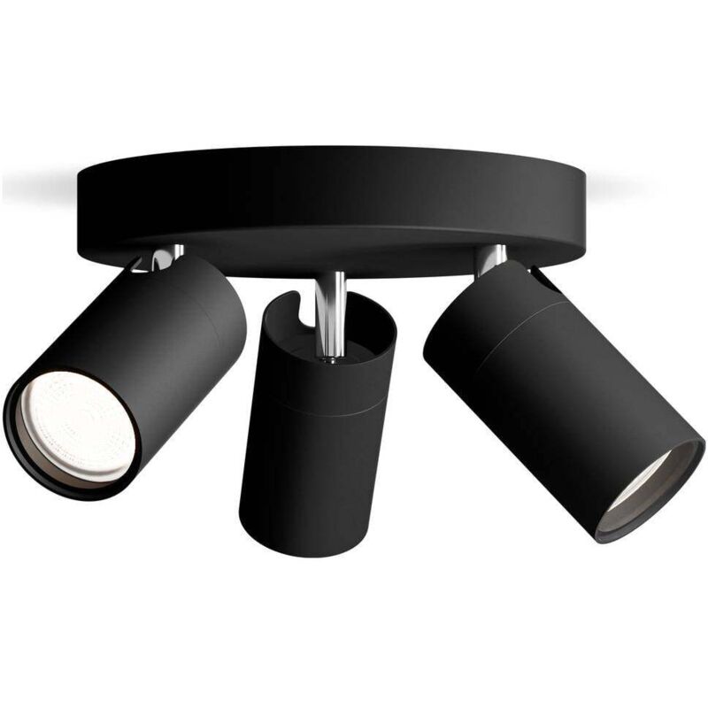 Philips - Idris 8720169299054 Spot de plafond GU10 noir