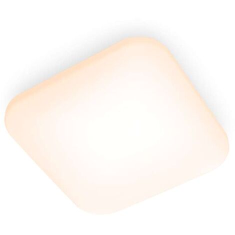 Philips Illuminazione - Plafoniera LED 26x26 cm, 2700 K, 12 W, bianco 929003313201