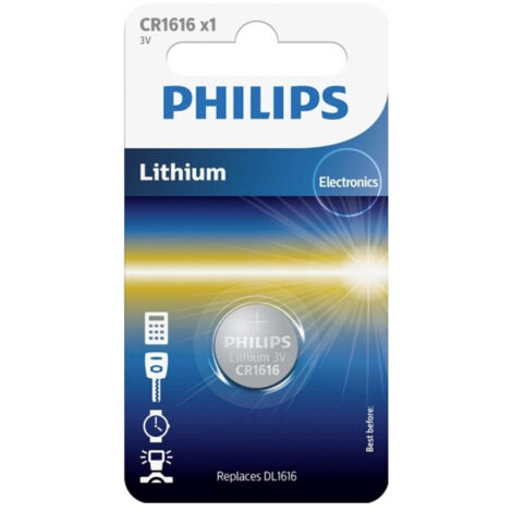 Philips Knopfzelle CR 1616 3 V 1 St.  Lithium Minicells