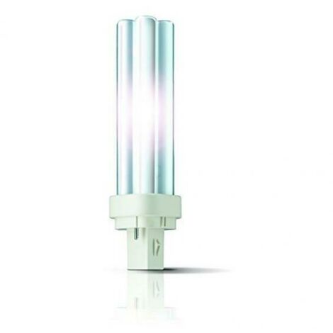 Philips lampada fluorescente compatta 4pin g24d-2 18w luce calda  plc1883