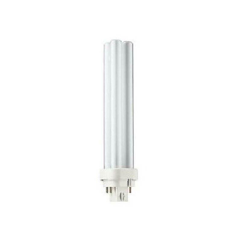 Image of Philips lampada fluorescente compatta 4pin g24q-2 18w luce calda plc18824p