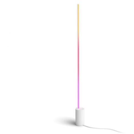 Philips – Lampadaire gradient Signe blanc – Ampoule connectée LED 29W – Couleur de lumière 2000-6500K – Compatible Bluetooth, Alexa, Google Assistant