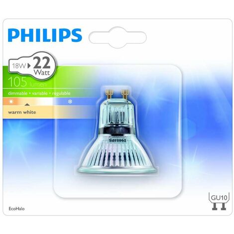 Philips Lampadina Ecohalo T Wist 18 W Gu10 230V 25D 1Bc/10