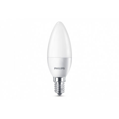 PHILIPS - LAMPADINA LED A CANDELA SMERIGLIATA 40W E14 4000K - NON DIMMERABILE - LUCE BIANCA FREDDA