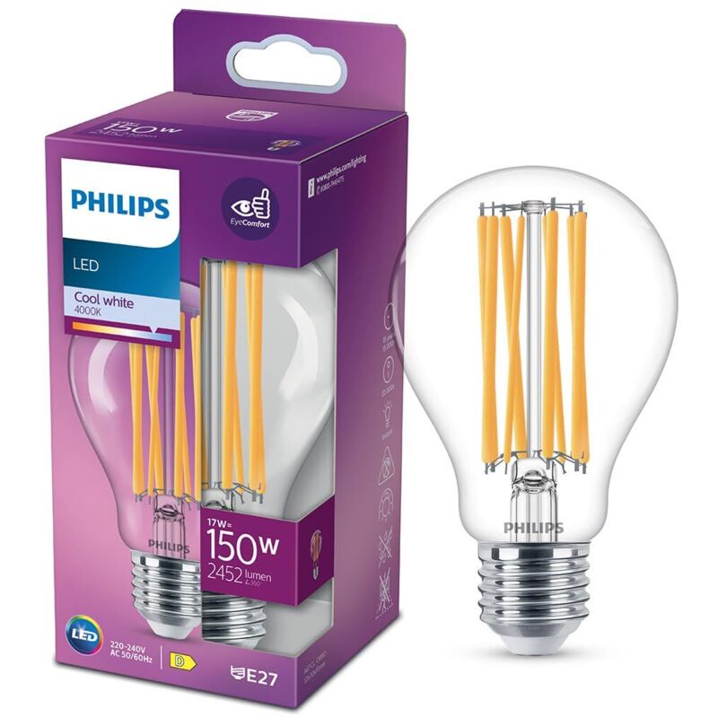 Consumer Lampadina A Goccia Filamento A67 17w 4000k E27 Ledgoc150cw...