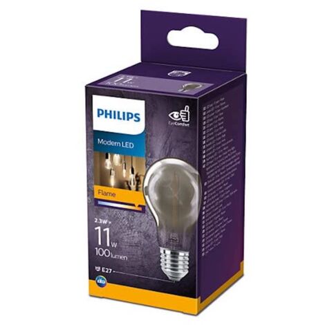 Philips LED 75963600 LED E27 forme de poire 2.3 W = 11 W blanc chaud (Ø x L) 6 cm x 10.6 cm 1 pc(s) A866032