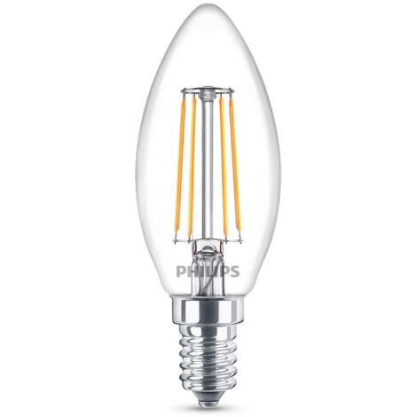 Philips LED 76217900 LED EEK F (A - G) E14  4.3 W = 40 W Kaltweiß (Ø x L) 3.5 cm x 9.7 cm  1 St.