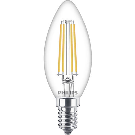Philips LED 76219300 LED EEK E (A - G) E14 Kerzenform 6.5 W = 60 W Warmweiß (Ø x L) 3.5 cm x 9.7 cm