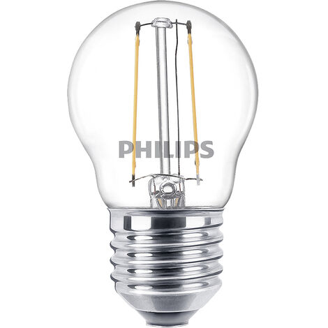 Philips LED 76329900 LED EEK F (A - G) E27 Tropfenform 2 W = 25 W Warmweiß (Ø x L) 4.5 cm x 7.8 cm