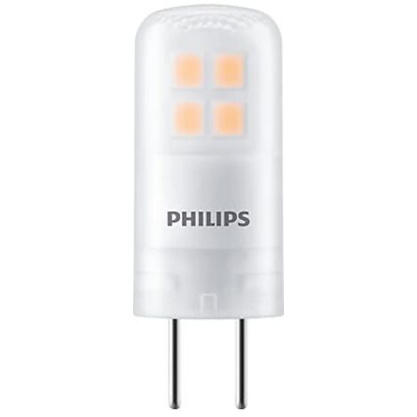 Philips LED 76791400 LED CEE F (A - G) GY6.35 culot à ergots 1.8 W = 20 W blanc chaud (Ø x L) 1.3 cm x 3.5 cm 1 pc(s) A860312