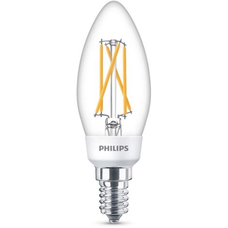 Philips LED 77215400 LED EEK F (A - G) E14 Kerzenform 5 W, 2.5 W, 1 W = 40 W, 18 W, 9 W Warmweiß (Ø