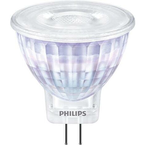Philips LED 77405900 LED CEE F (A - G) GU4 réflecteur 2.3 W = 20 W blanc chaud (Ø x L) 3.55 cm x 3.95 cm 1 pc(s) A866472