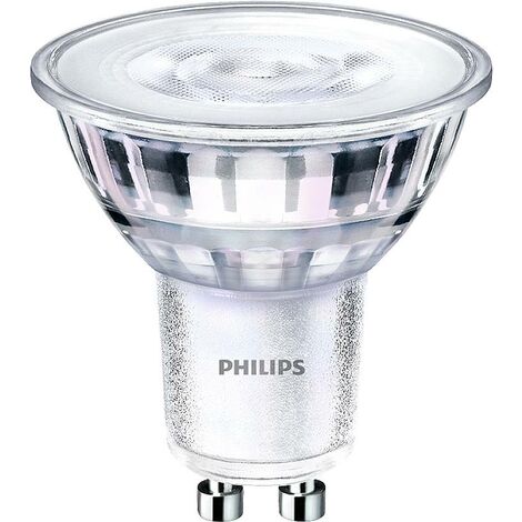Philips LED 77423300 LED CEE F (A - G) GU10 réflecteur 3.8 W = 50 W blanc chaud (Ø x L) 5 cm x 5.4 cm à intensité variable 1 pc(s) A807512