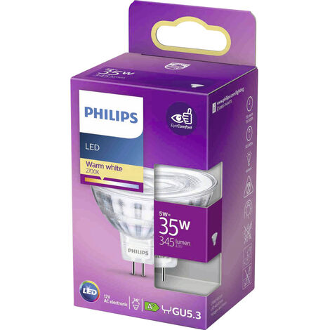 Philips LED 871951430762900 LED EEK F (A - G) GU5.3 Reflektor 4.4 W = 35 W Warmweiß (Ø x L) 51 mm x