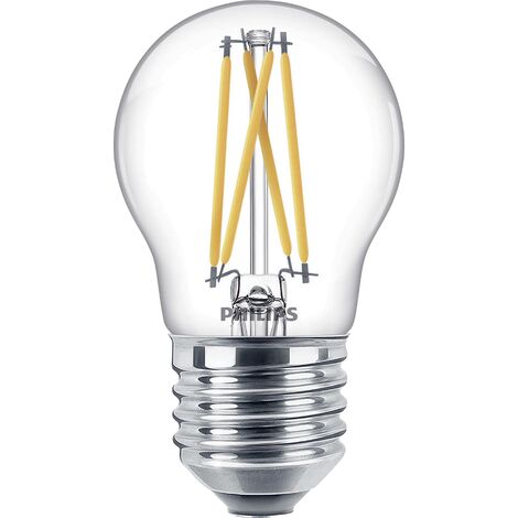 Philips LED 871951432441100 LED CEE D (A - G) E27 forme de goutte 3.4 W = 40 W blanc chaud (Ø x L) 45 mm x 78 mm 1 pc(s) W183852