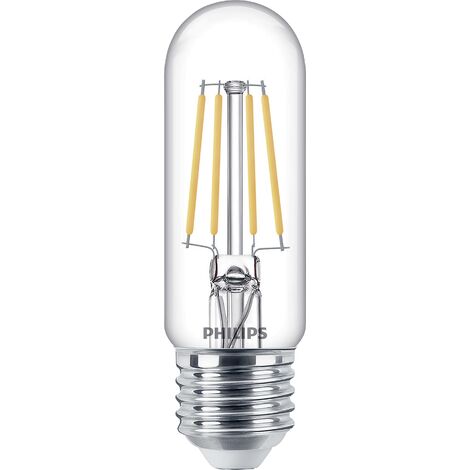 Philips LED 871951436136200 LED CEE F (A - G) E27 forme de bâton 4.5 W = 40 W blanc chaud (Ø x L) 32 mm x 106 mm 1 pc(s) W188992