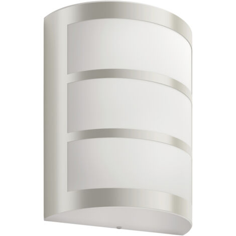 Philips LED Außenwandleuchte Python Edelstahl warmweiß Wandleuchte