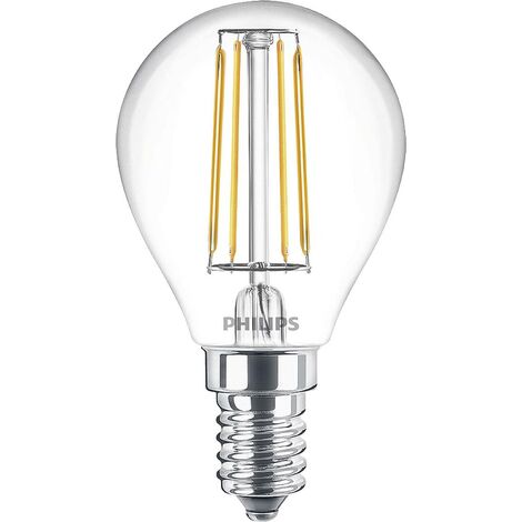PHILIPS LED Classic 40W Spherique E14 Blanc Chaud Non Dimmable