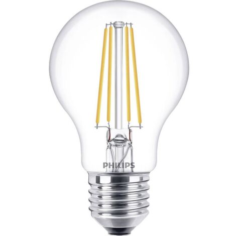 Philips LED Classic, 60W, A60 E27, CW, CL ND 1BC/6 [Classe di efficienza energetica A++]
