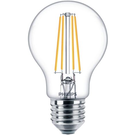 PHILIPS LED Classic 60W Standard E27 Blanc Chaud Non Dimmable Lot de 2