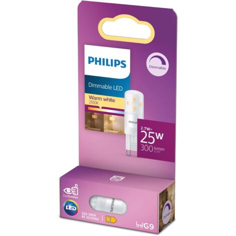 Philips LED-Kapsel G9 dimmbar warmweiß 2700K