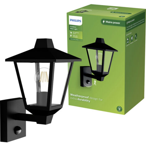 Philips LED Kinno 929004141401 Außenwandleuchte   E27  Schwarz