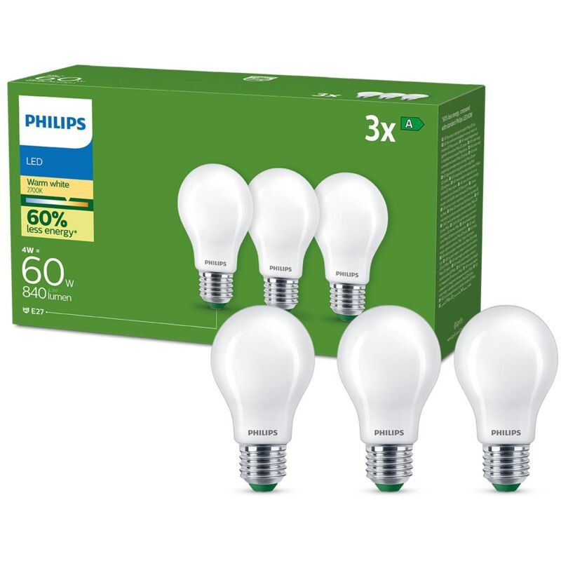 PHILIPS LED Lampadina Goccia Smerigliata Classe a
